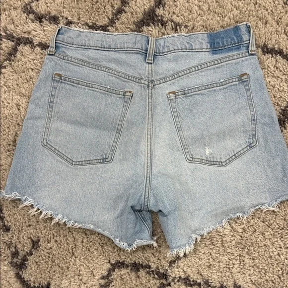 Abercrombie & Fitch Light Blue Jean Shorts - Picture 3 of 3